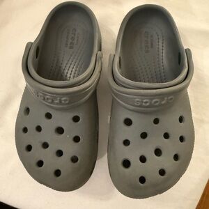 CROCS Kids Gray Slip-On Sandals